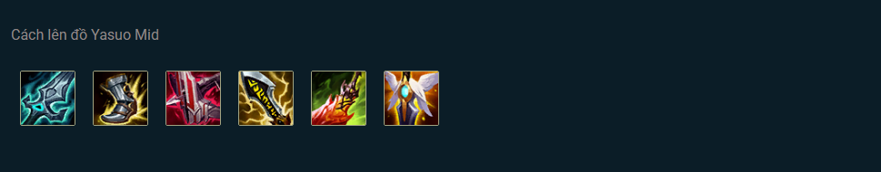Lối lên đồ Yasuo mạnh mẽ nhất