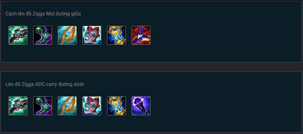 Hướng dẫn lên đồ tướng Ziggs LMHT cực chất