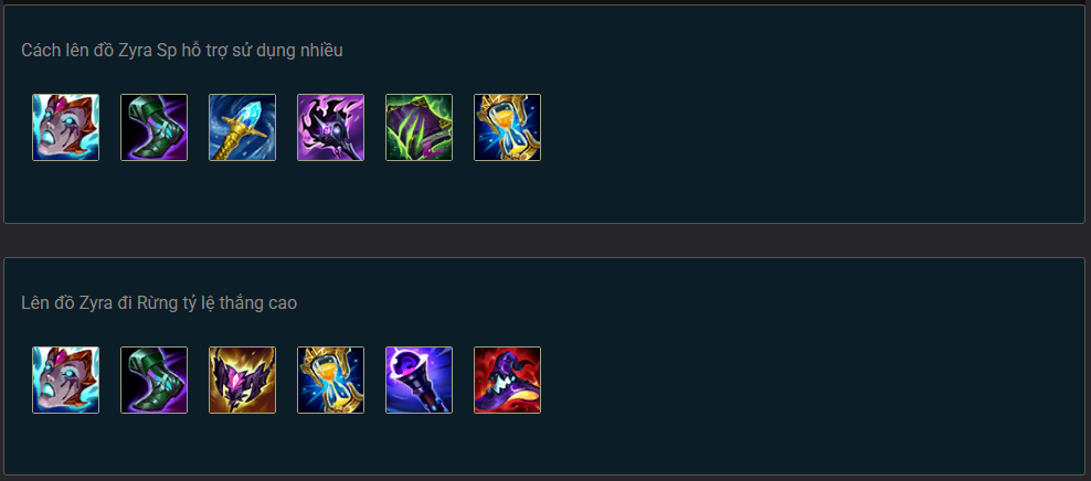 Hướng dẫn lên đồ Zyra build cực bá đạo