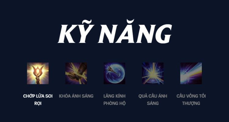 Bộ kỹ năng Lux Liên Minh Huyền Thoại Bộ kỹ năng Lux Liên Minh Huyền Thoại