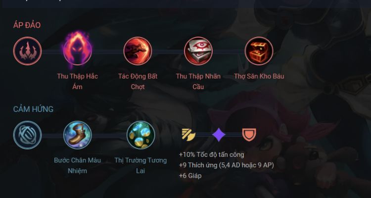 Hướng dẫn build bảng ngọc Nidalee Probuilds
