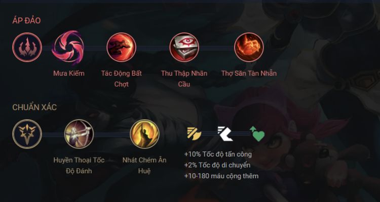 Build bảng ngọc bổ trợ Shaco LMHT Build bảng ngọc bổ trợ Shaco LMHT