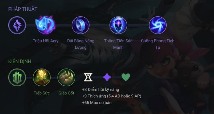 Tham khảo bảng ngọc Sona build LoL