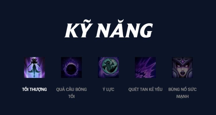 Bộ kỹ năng vô cùng ấn tượng của tướng Syndra 