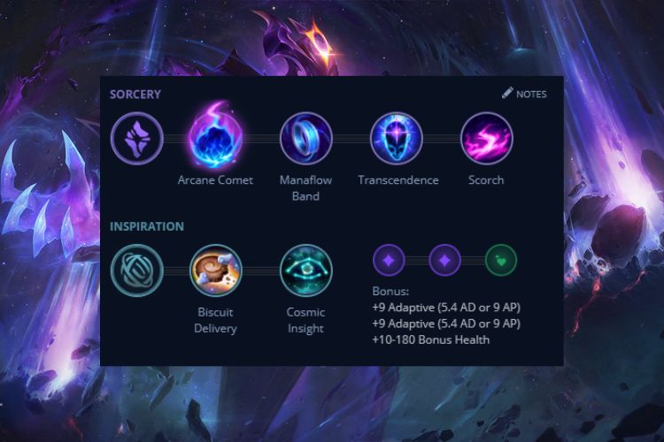 Ngọc bổ trợ tối ưu dành cho Cô Nàng Nổi Loạn Ngọc bổ trợ tối ưu dành cho Cô Nàng Nổi Loạn