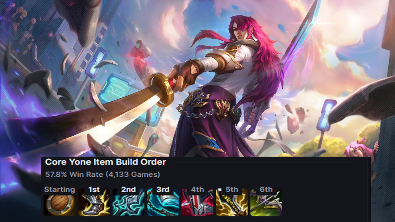 Yone Build cực chuẩn với các trang bị